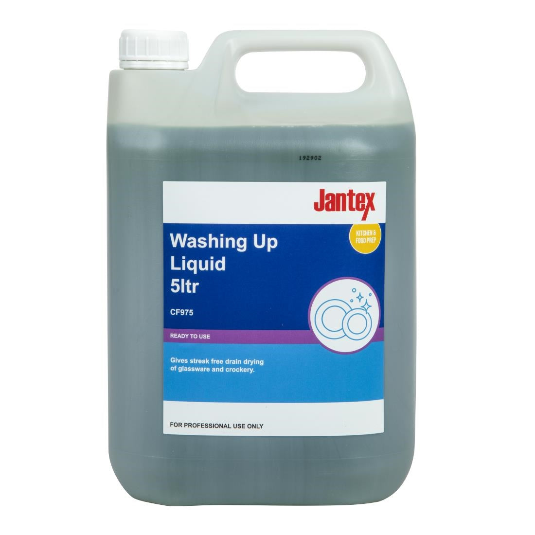 Jantex Washing Up Liquid Concentrate 5Ltr (Single Pack) JD Catering Equipment Solutions Ltd