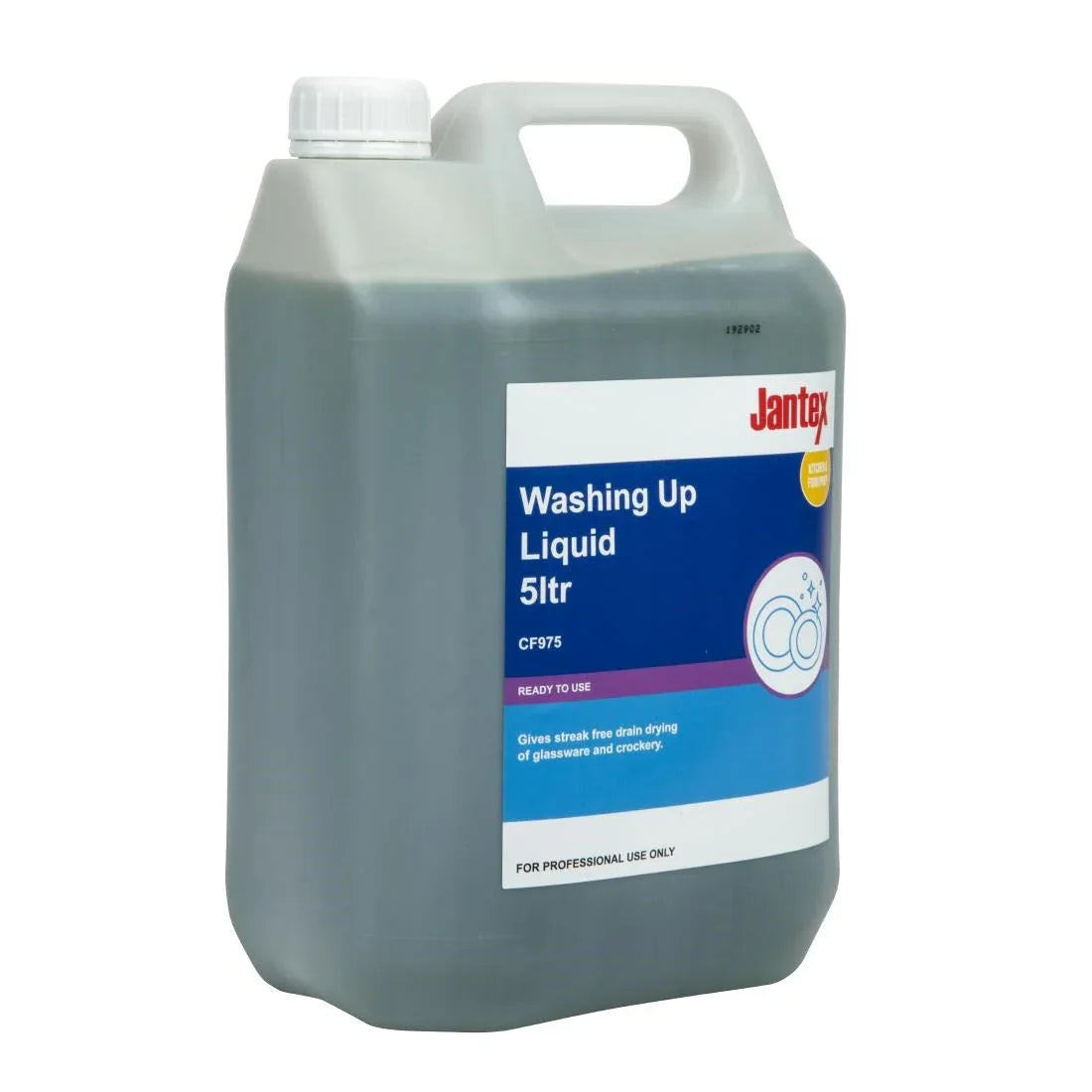 CF975 Jantex Washing Up Liquid Concentrate 5Ltr (Single Pack) - JD Catering Equipment Solutions Ltd