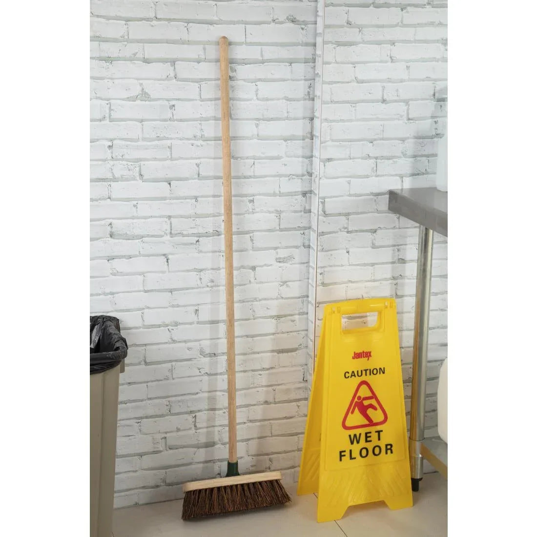 CD800 Jantex Wooden Broom Handle - JD Catering Equipment Solutions Ltd