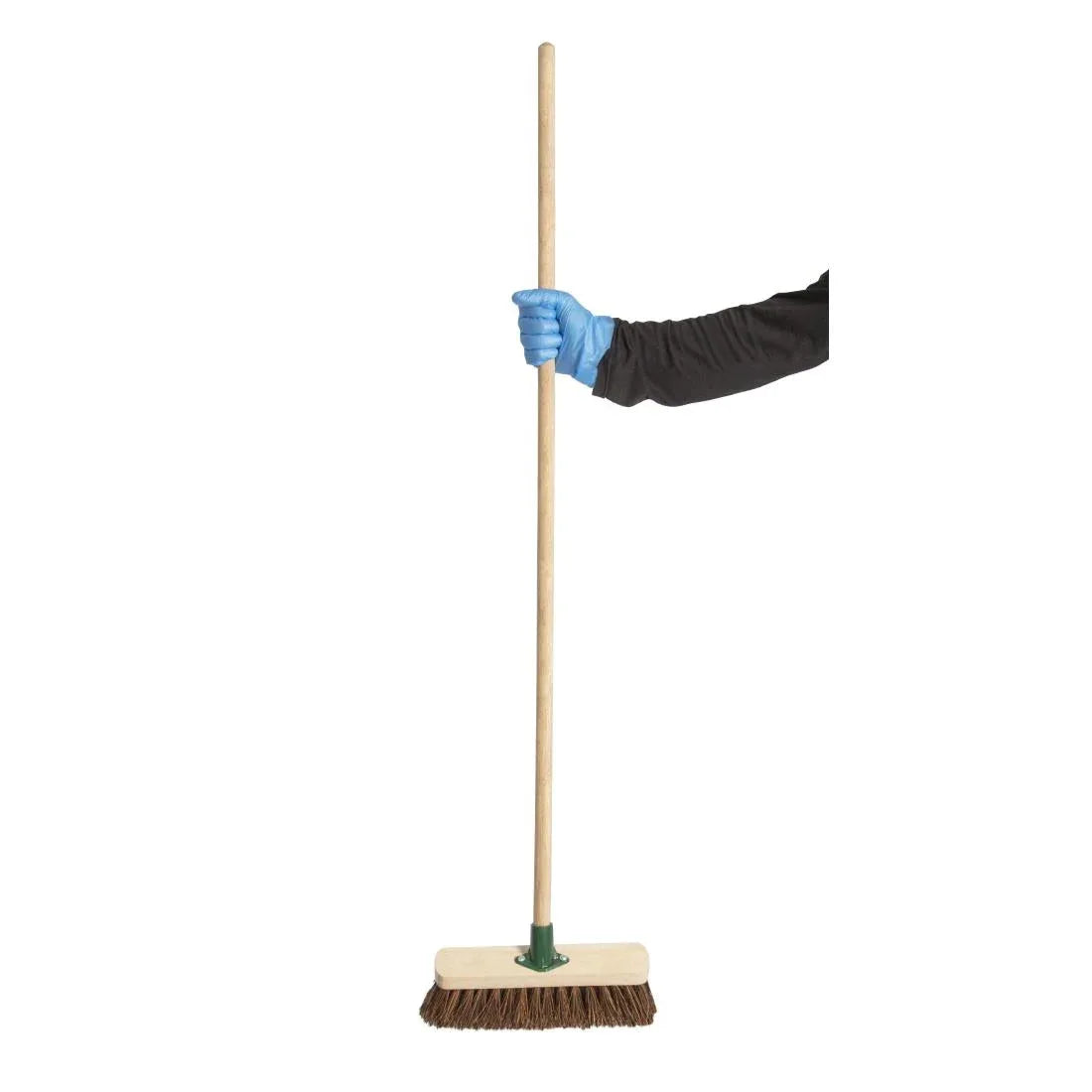 CD798 Jantex Wooden Broom Head Stiff Bassine 12in - JD Catering Equipment Solutions Ltd
