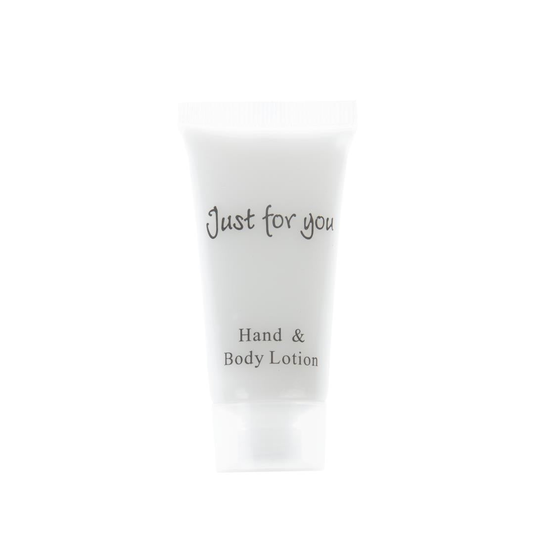 Just for You Hand and Body Lotion (Pack of 100) JD Catering Equipment Solutions Ltd