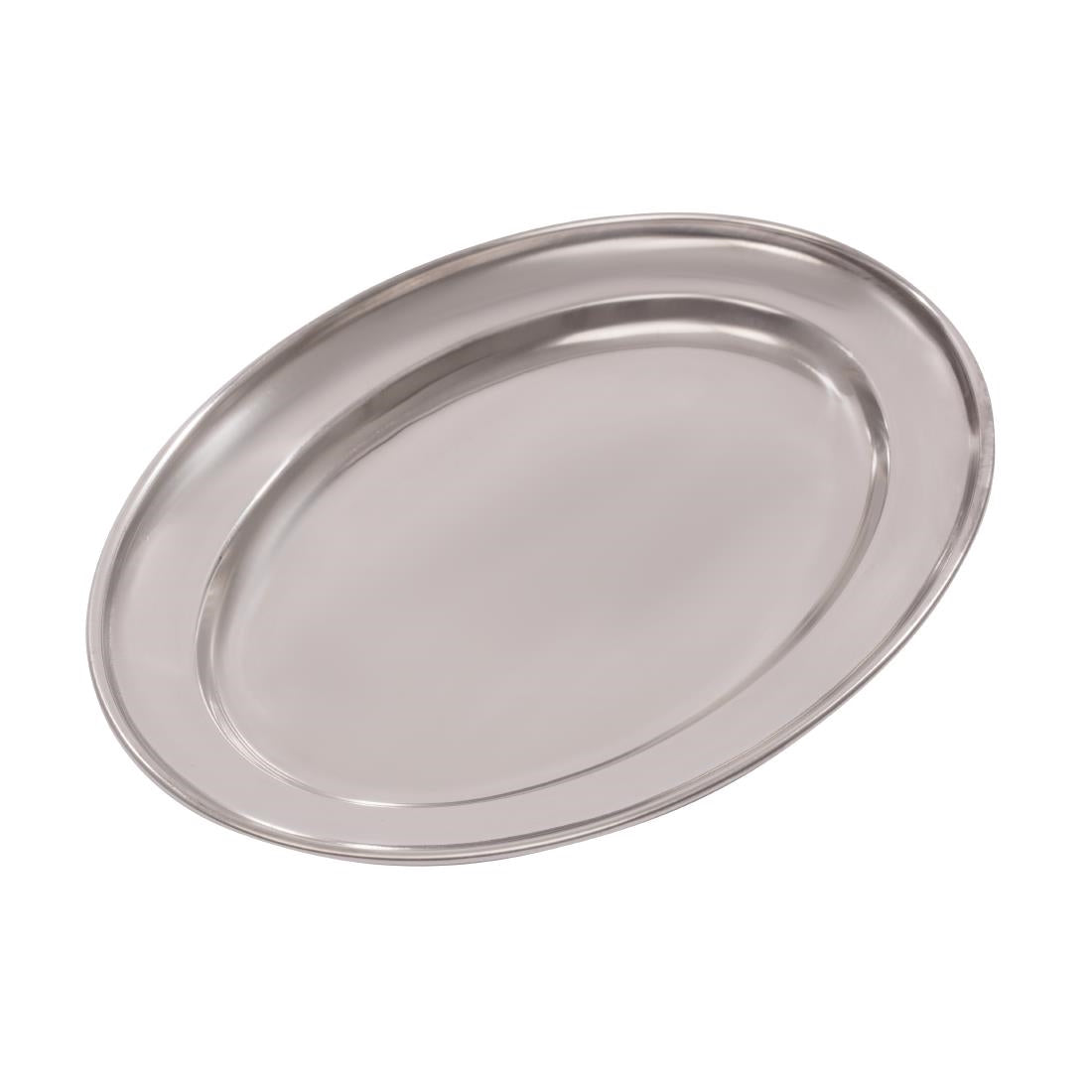 K361 Olympia Stainless Steel Oval Serving Tray 220mm JD Catering Equipment Solutions Ltd