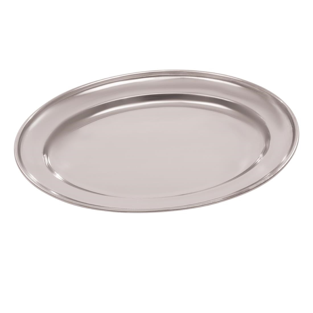 K361 Olympia Stainless Steel Oval Serving Tray 220mm JD Catering Equipment Solutions Ltd