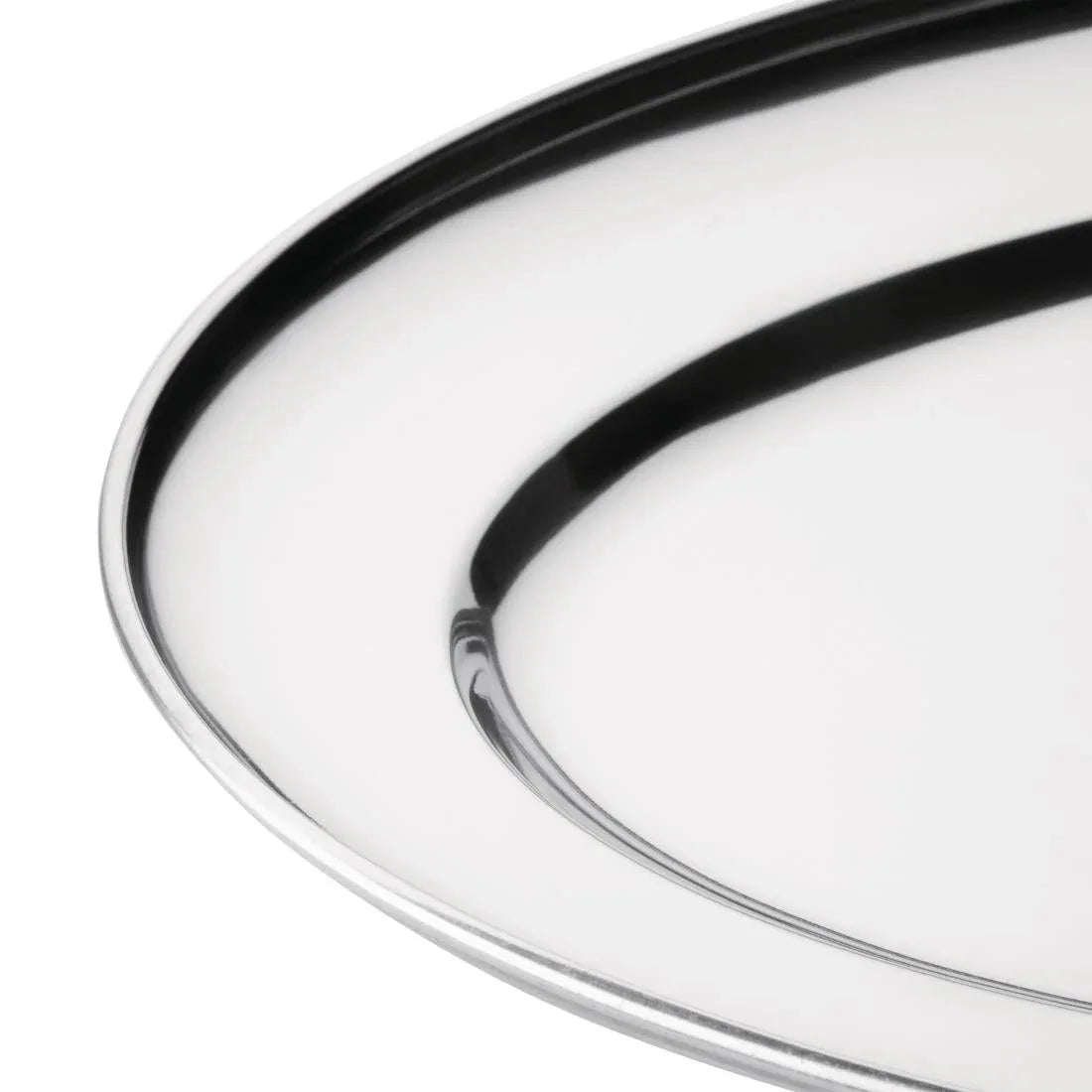 K361 Olympia Stainless Steel Oval Serving Tray 220mm - JD Catering Equipment Solutions Ltd