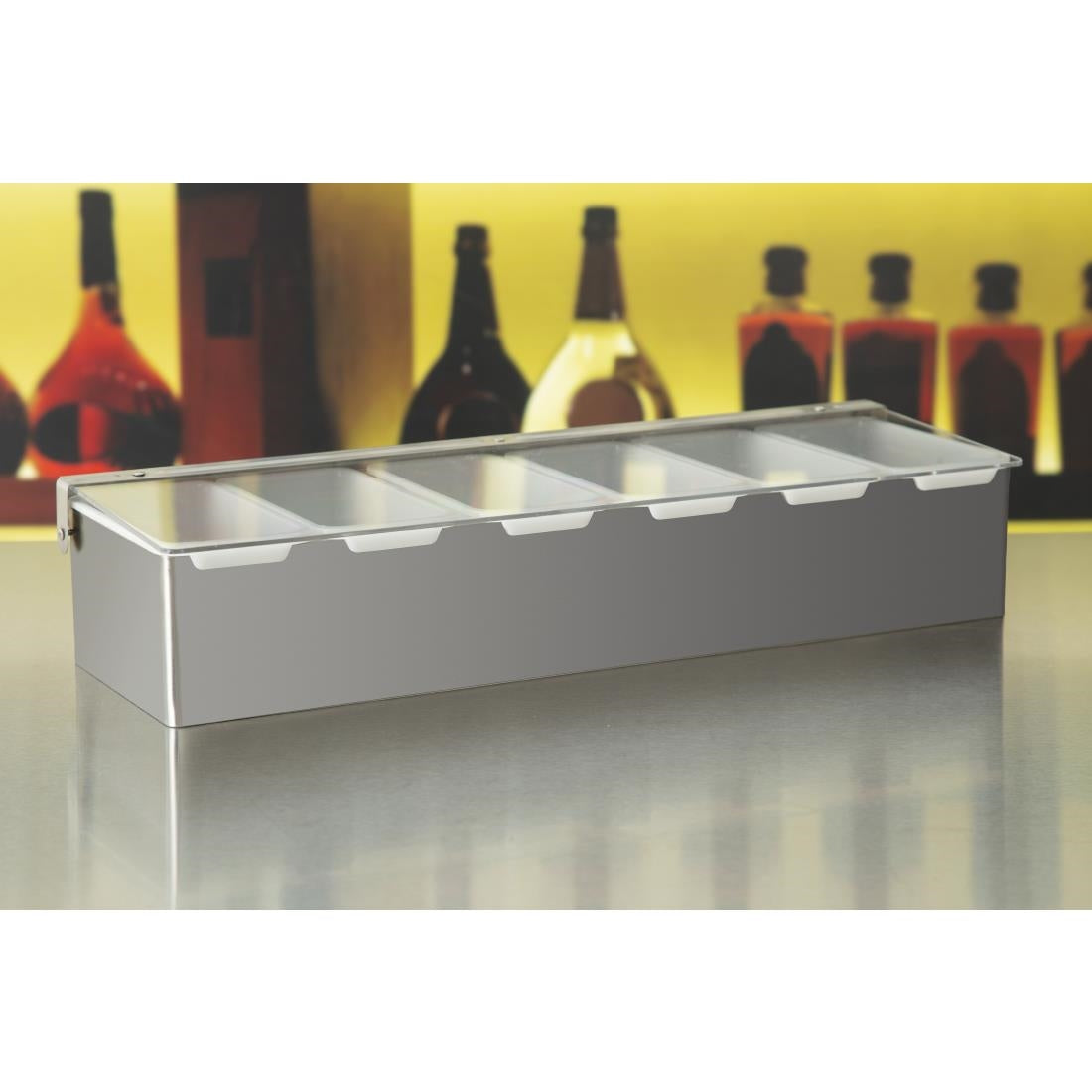 K489 Olympia Condiment Dispenser 6 x 1 Pint JD Catering Equipment Solutions Ltd