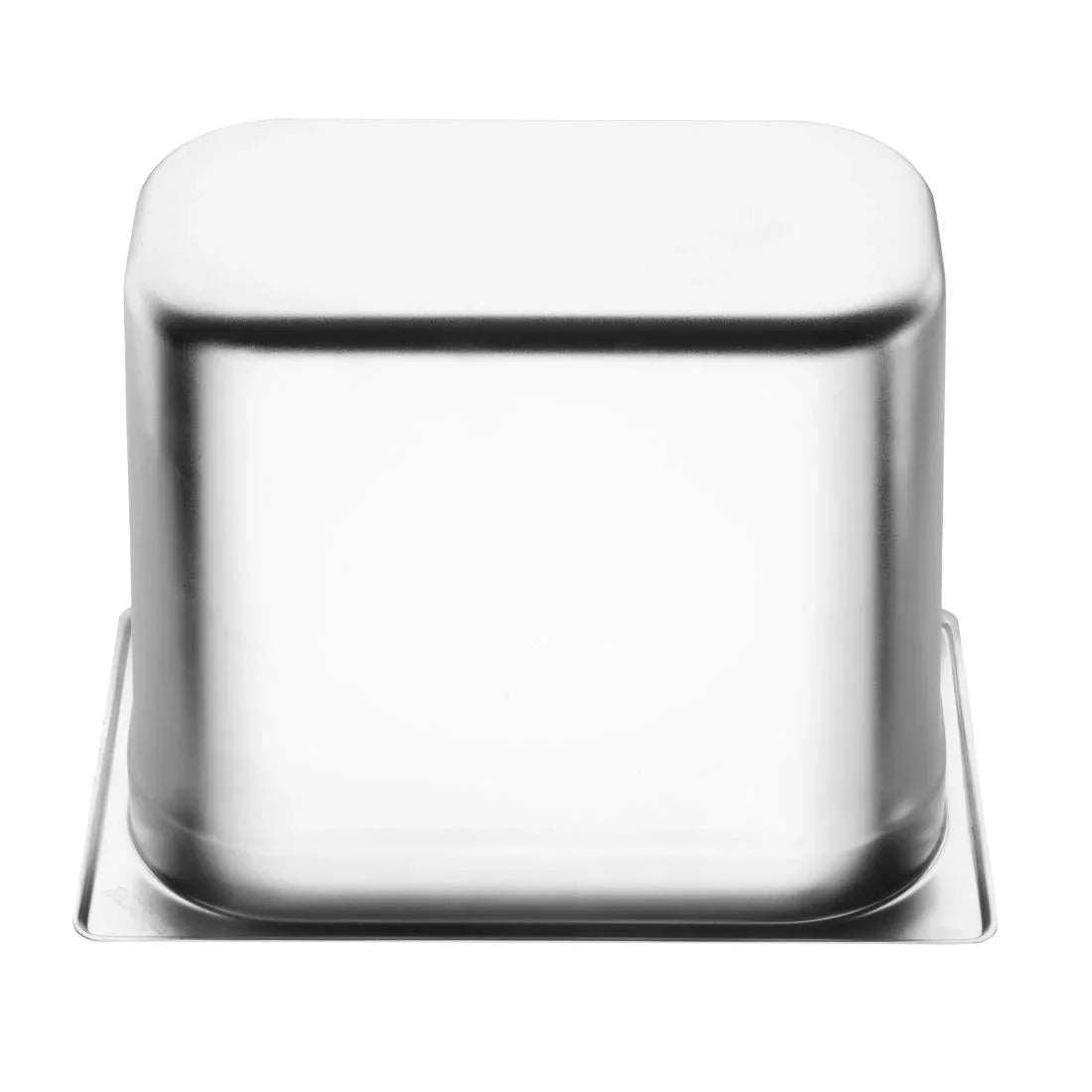 K823 Vogue Stainless Steel 1/4 Gastronorm Pan 200mm - JD Catering Equipment Solutions Ltd