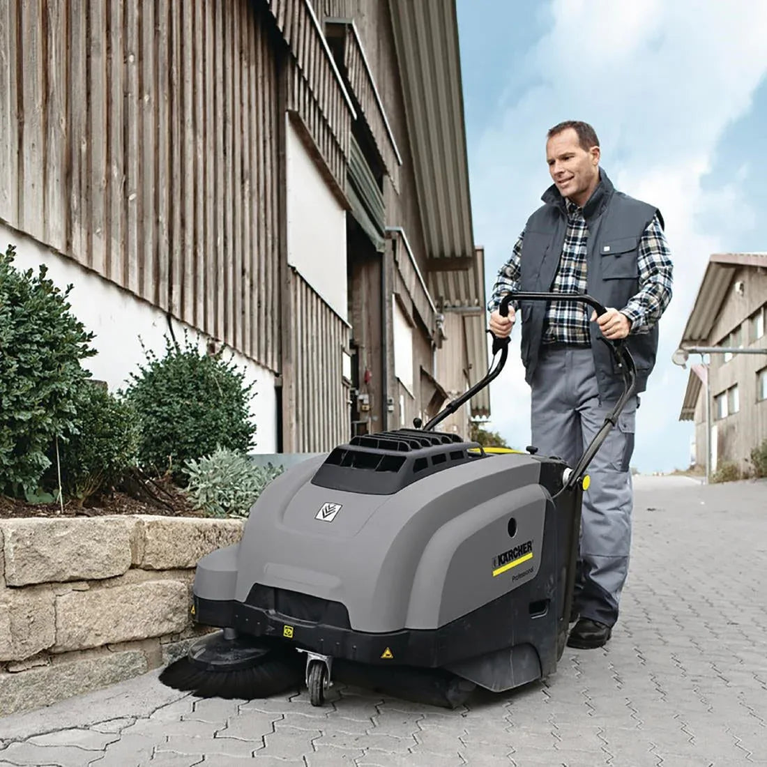 FP480 Karcher KM 75/40 W Bp Sweeper - JD Catering Equipment Solutions Ltd