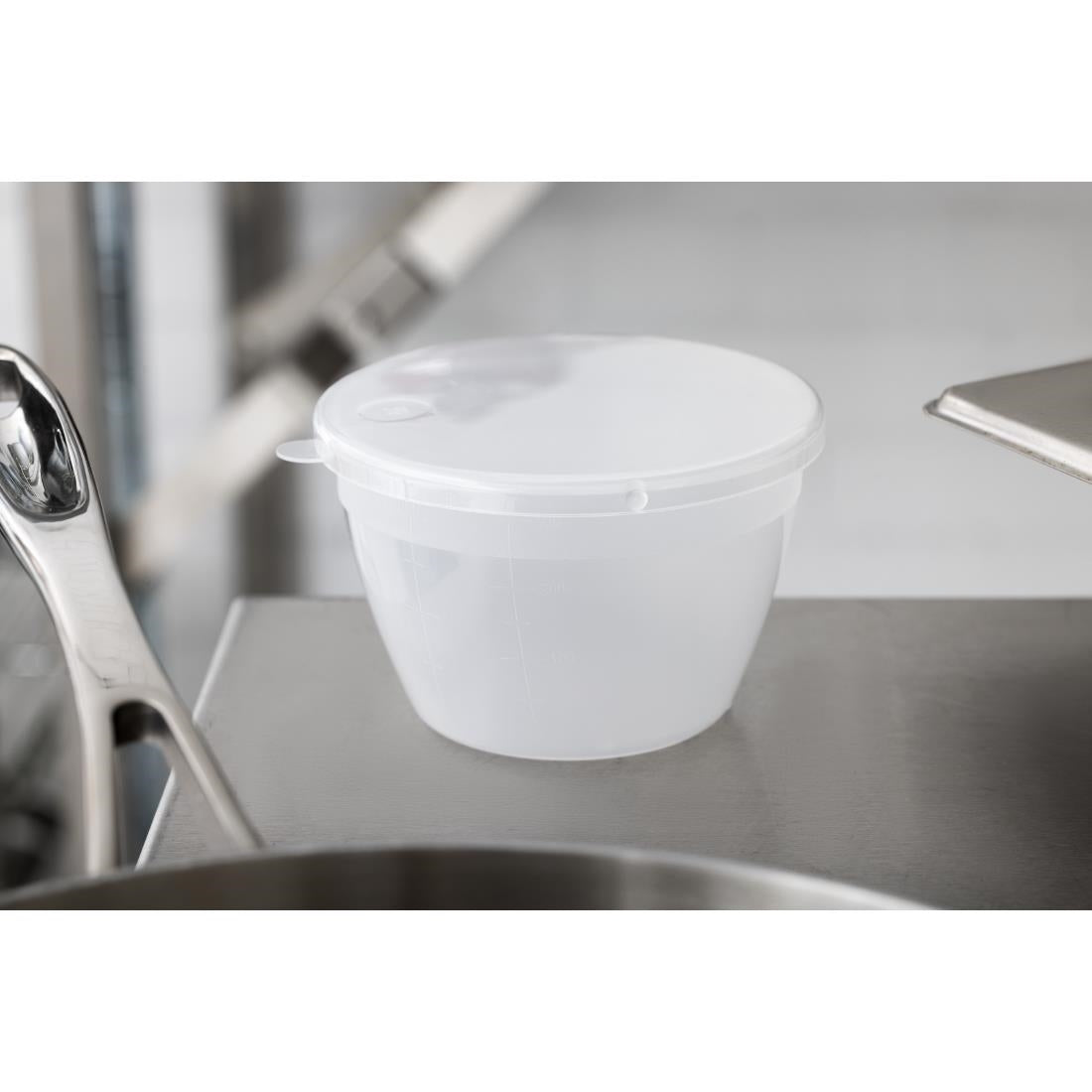 Kitchen Craft Polypropylene Pudding Basins 290ml (Pack of 12) JD Catering Equipment Solutions Ltd