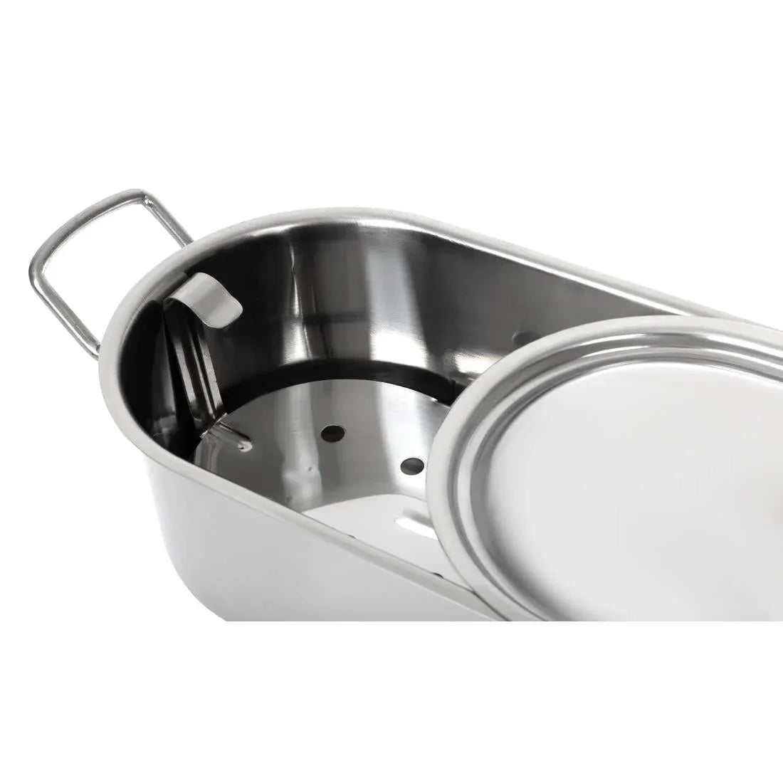 E923 Kitchen Craft Stainless Steel Fish Kettle 620mm - JD Catering Equipment Solutions Ltd