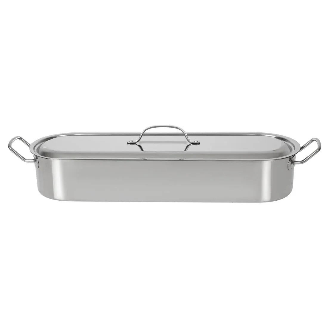 E923 Kitchen Craft Stainless Steel Fish Kettle 620mm - JD Catering Equipment Solutions Ltd