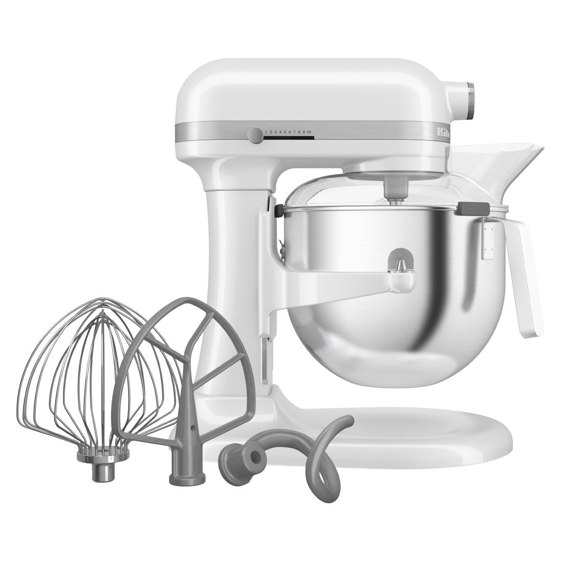 KitchenAid Heavy Duty Bowl-Lift Stand Mixer 6.6Ltr White 5KSM70JPXBWH JD Catering Equipment Solutions Ltd