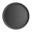 Kristallon Fibreglass Round Non-Slip Tray Black 406mm JD Catering Equipment Solutions Ltd