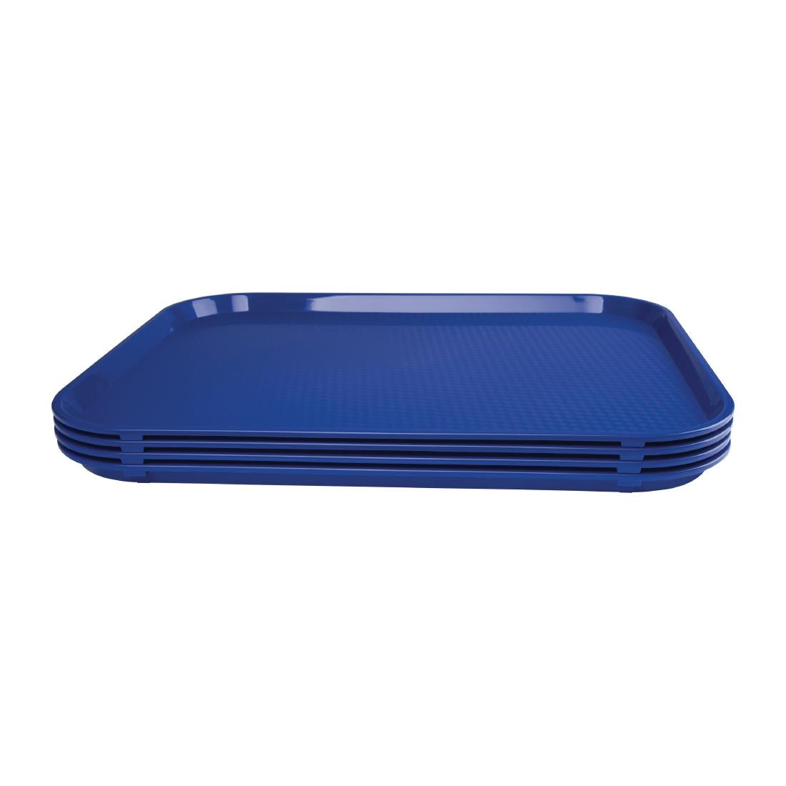 Kristallon Large Polypropylene Fast Food Tray Blue 450mm JD Catering Equipment Solutions Ltd