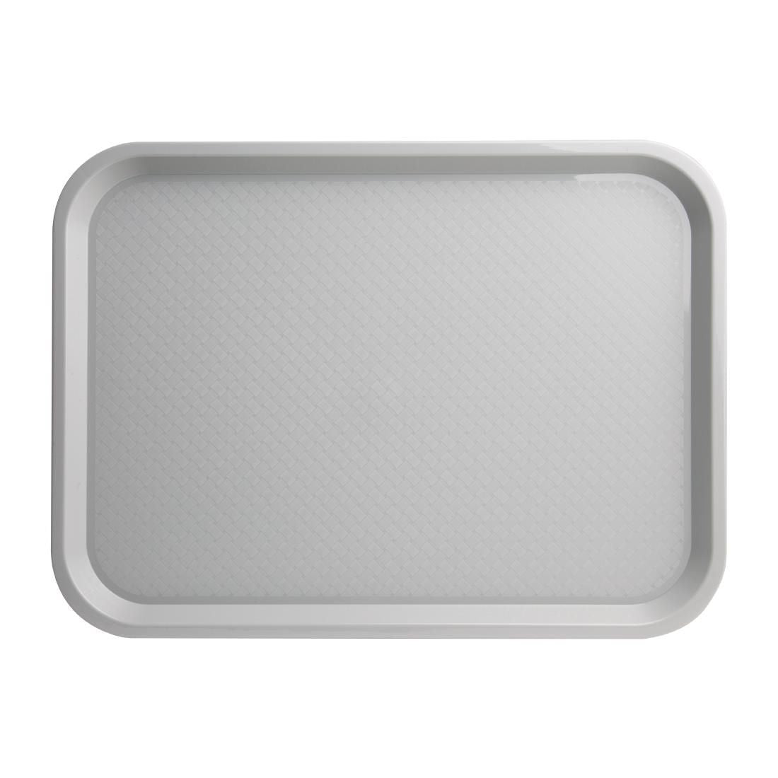 Kristallon Large Polypropylene Fast Food Tray Grey 450mm JD Catering Equipment Solutions Ltd