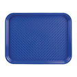 Kristallon Medium Polypropylene Fast Food Tray Blue 415mm JD Catering Equipment Solutions Ltd