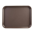 Kristallon Medium Polypropylene Fast Food Tray Brown 415mm JD Catering Equipment Solutions Ltd