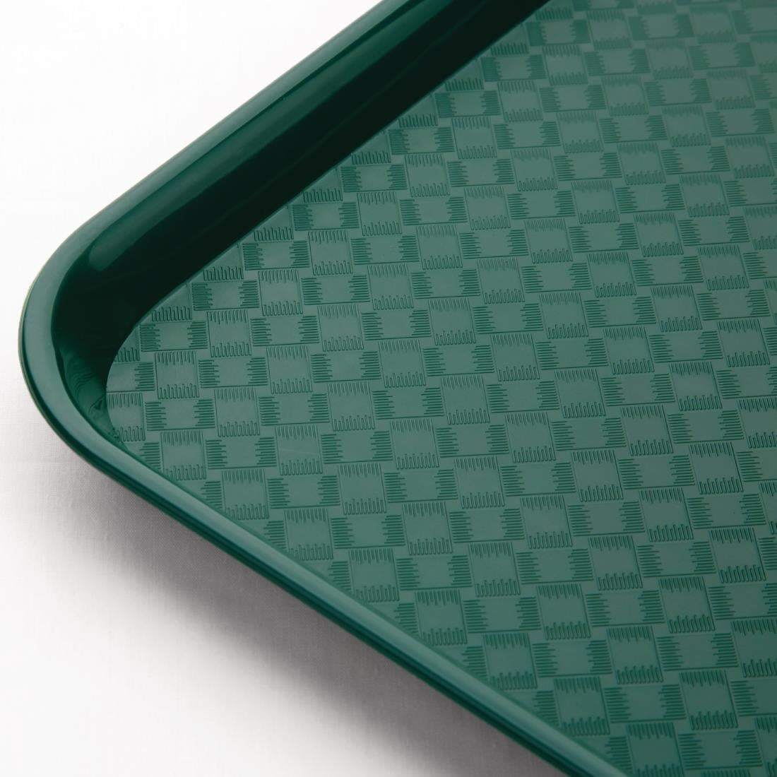 Kristallon Medium Polypropylene Fast Food Tray Green 415mm JD Catering Equipment Solutions Ltd