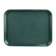 Kristallon Medium Polypropylene Fast Food Tray Green 415mm JD Catering Equipment Solutions Ltd