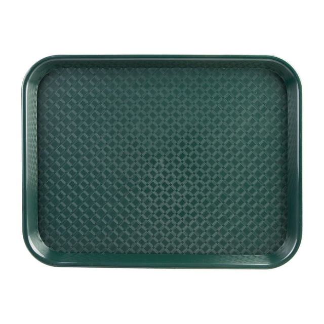 Kristallon Medium Polypropylene Fast Food Tray Green 415mm JD Catering Equipment Solutions Ltd