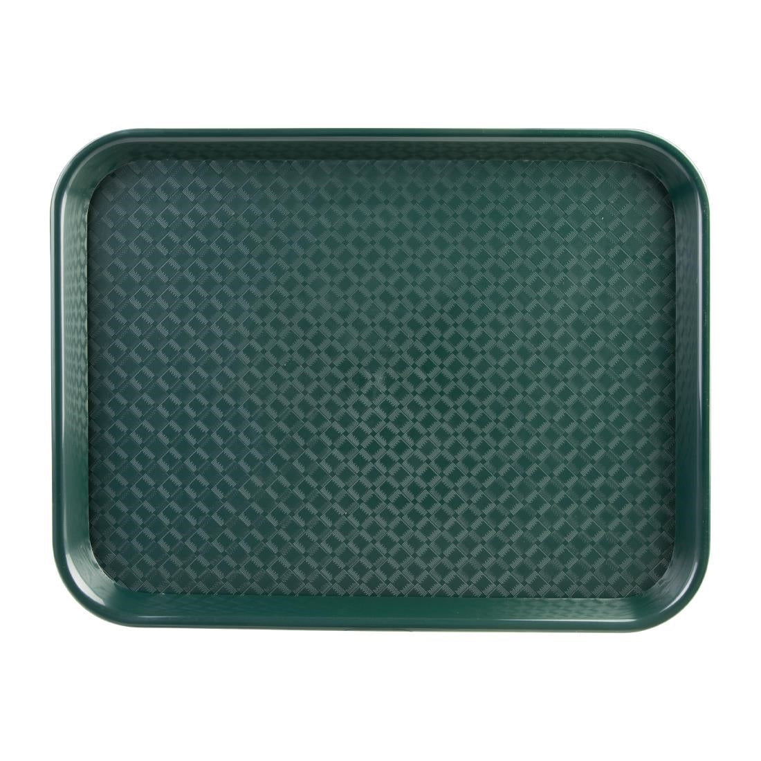 Kristallon Medium Polypropylene Fast Food Tray Green 415mm JD Catering Equipment Solutions Ltd