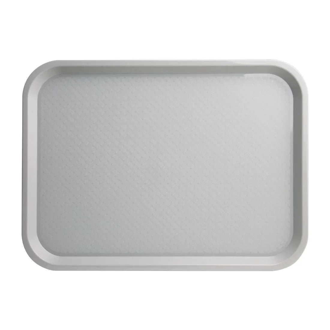 Kristallon Medium Polypropylene Fast Food Tray Grey 415mm JD Catering Equipment Solutions Ltd