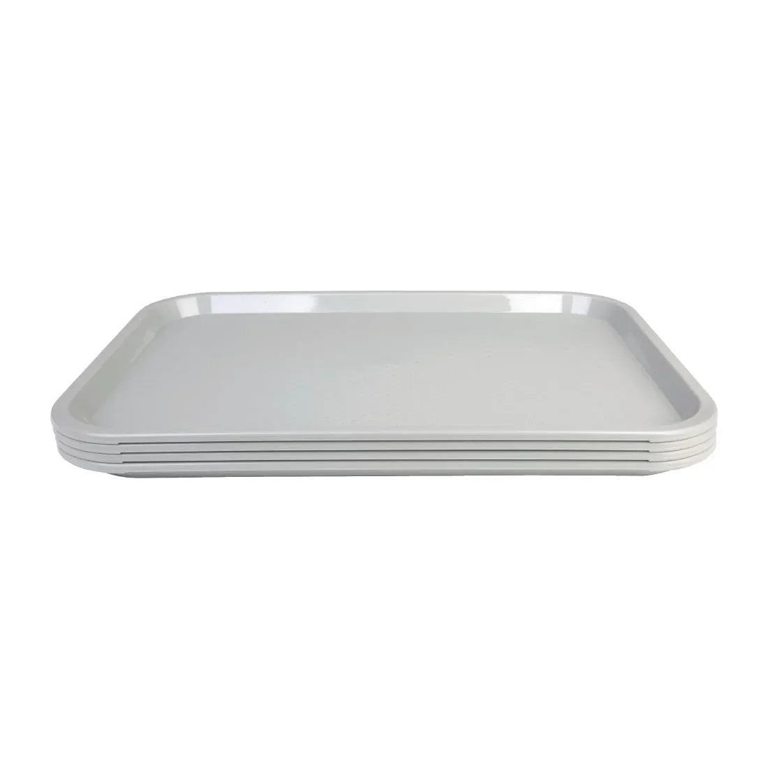Kristallon Medium Polypropylene Fast Food Tray Grey 415mm JD Catering Equipment Solutions Ltd
