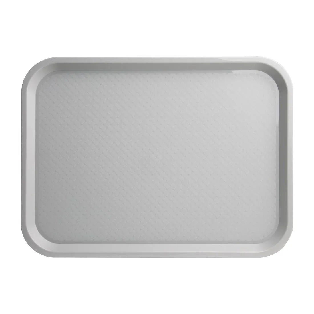 Kristallon Medium Polypropylene Fast Food Tray Grey 415mm JD Catering Equipment Solutions Ltd