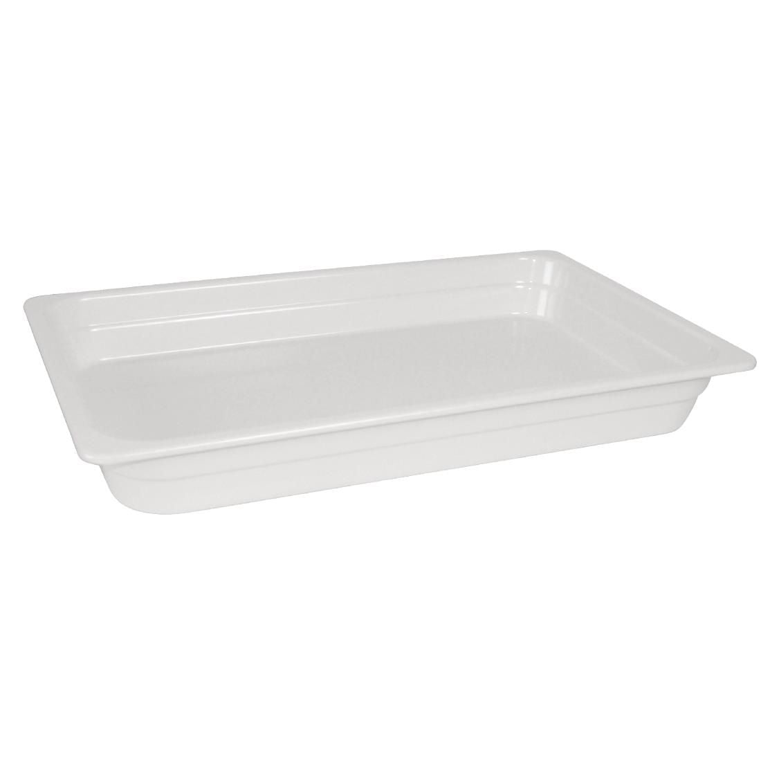 Kristallon Melamine 1/1 Gastronorm Dish 65mm JD Catering Equipment Solutions Ltd