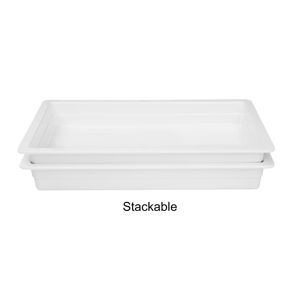 Kristallon Melamine 1/1 Gastronorm Dish 65mm JD Catering Equipment Solutions Ltd