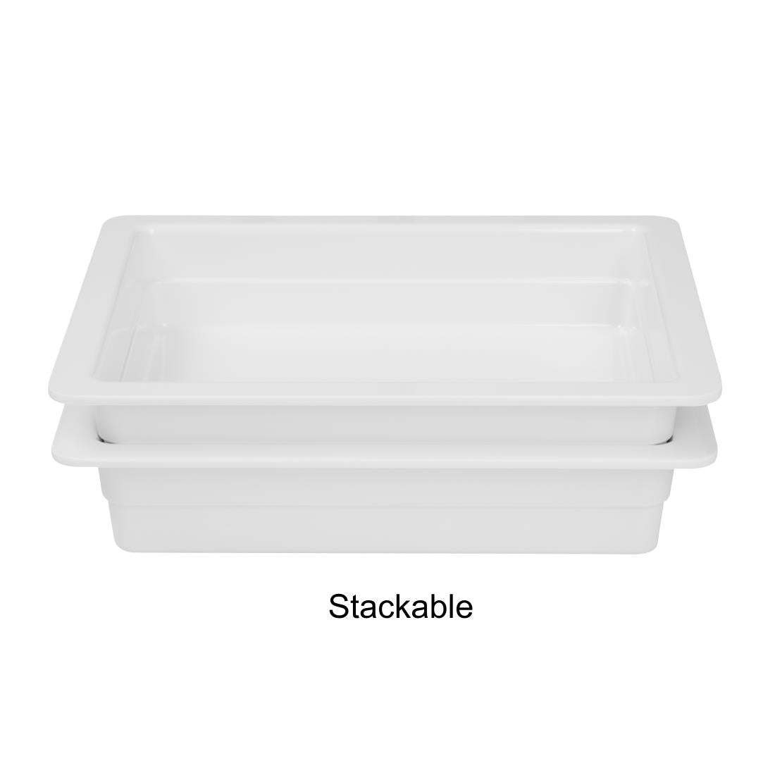 Kristallon Melamine 1/2 Gastronorm Dish 65mm JD Catering Equipment Solutions Ltd