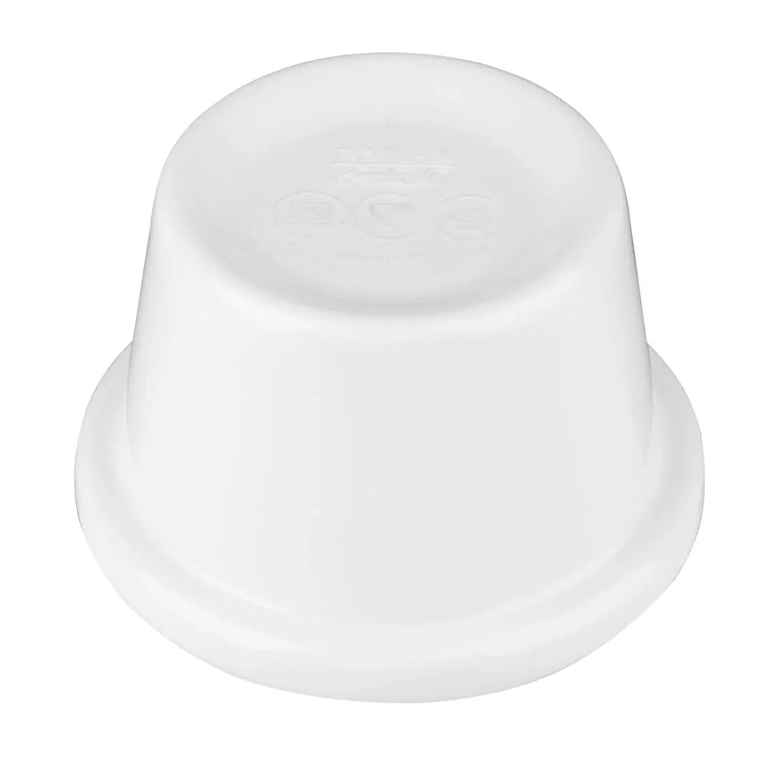 Kristallon Melamine Plain Ramekins White 63mm (Pack of 12) JD Catering Equipment Solutions Ltd