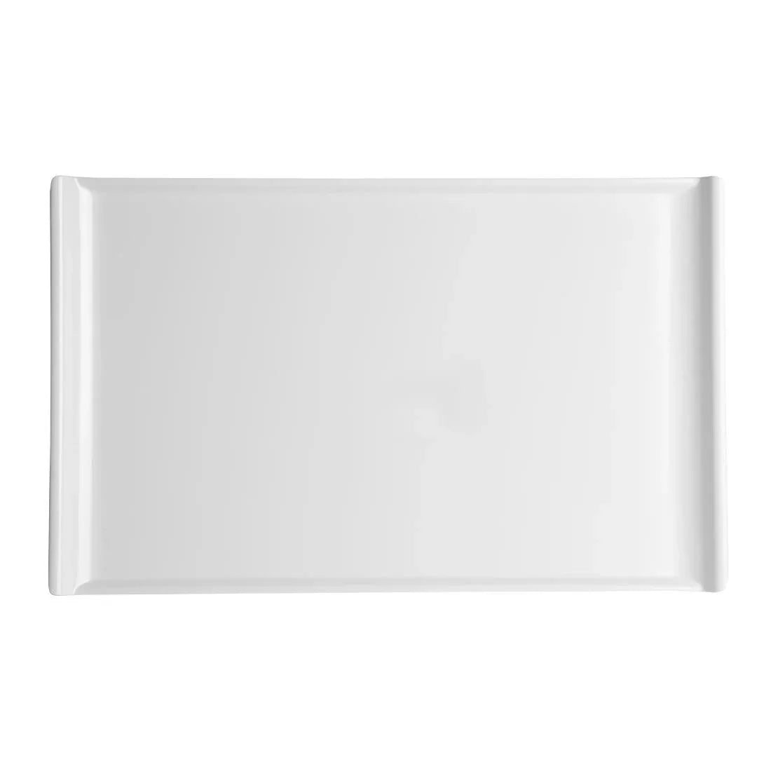 GM284 Kristallon Melamine Platter White 530 x 330mm - JD Catering Equipment Solutions Ltd