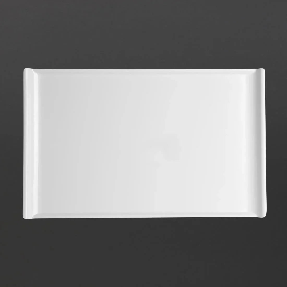 GM284 Kristallon Melamine Platter White 530 x 330mm - JD Catering Equipment Solutions Ltd
