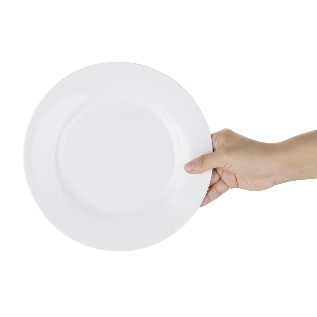 Kristallon Melamine Round Plates 229mm (Pack of 6) JD Catering Equipment Solutions Ltd
