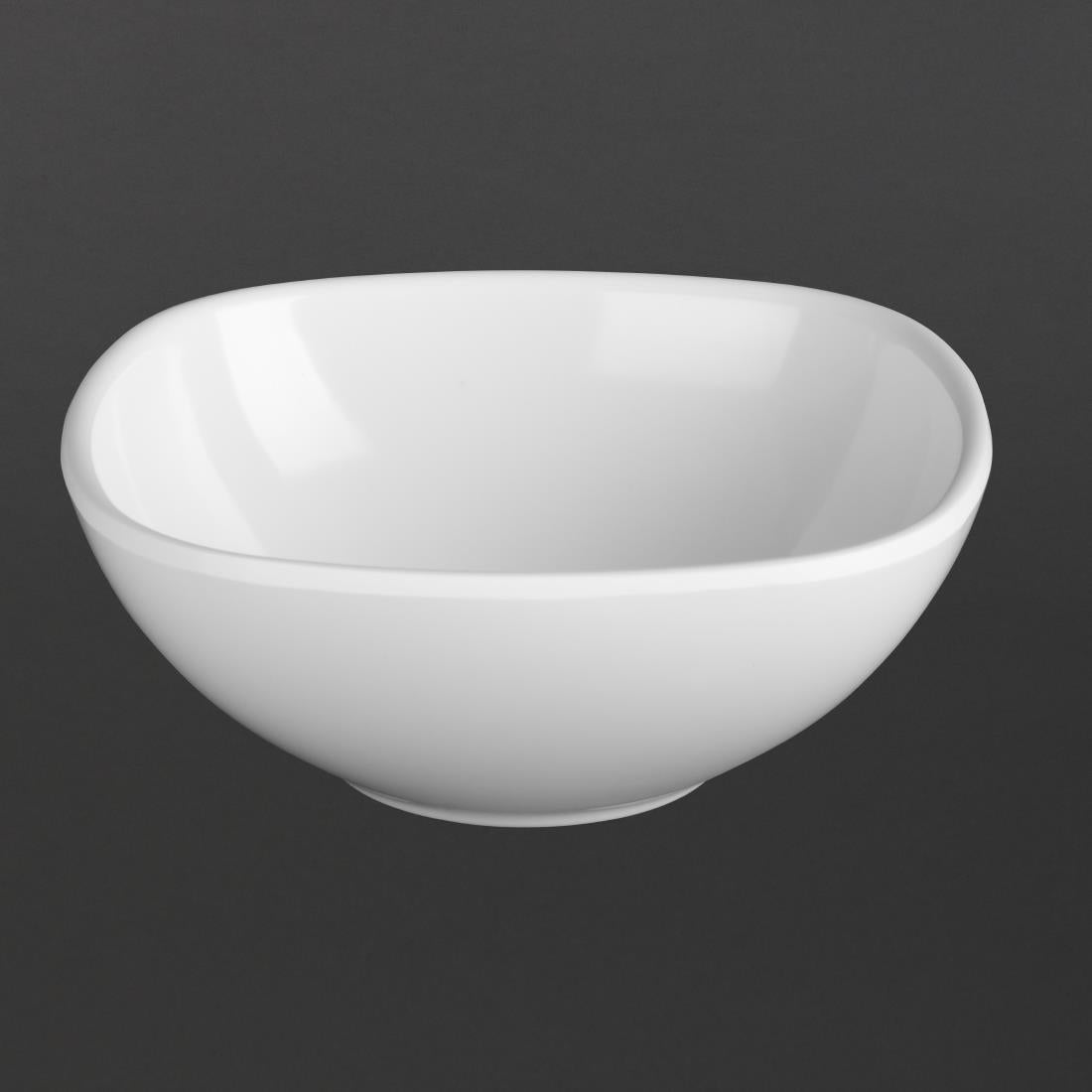 Kristallon Melamine Rounded Square Bowls 120mm (Pack of 6) JD Catering Equipment Solutions Ltd