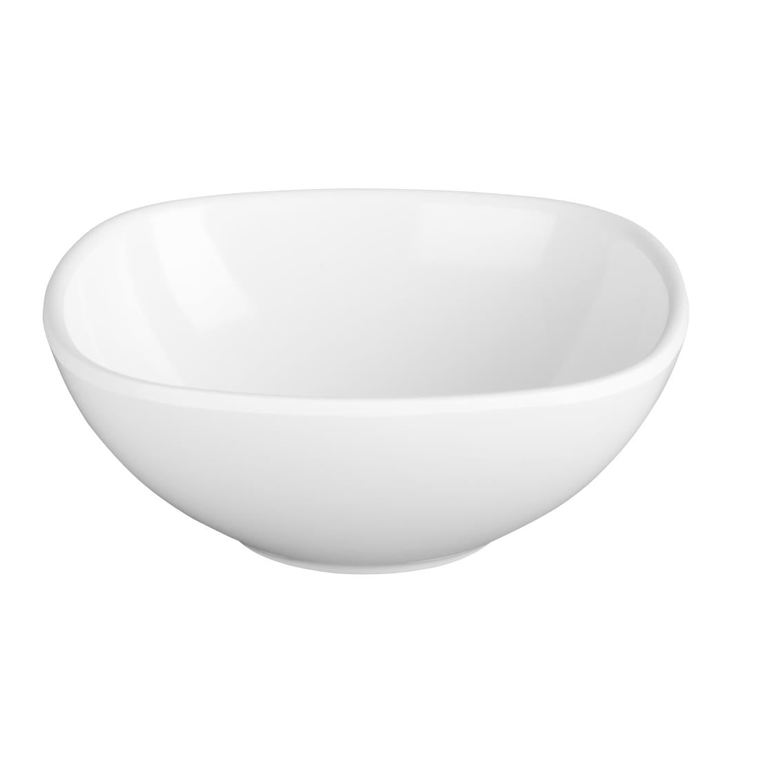 Kristallon Melamine Rounded Square Bowls 120mm (Pack of 6) JD Catering Equipment Solutions Ltd