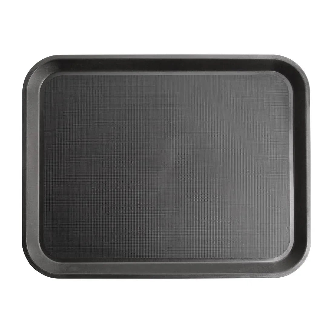GM238 Kristallon Polypropylene Rectangular Non-Slip Tray Black 405mm - JD Catering Equipment Solutions Ltd
