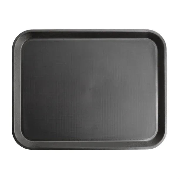 GM239 Kristallon Polypropylene Rectangular Non-Slip Tray Black 458mm - JD Catering Equipment Solutions Ltd