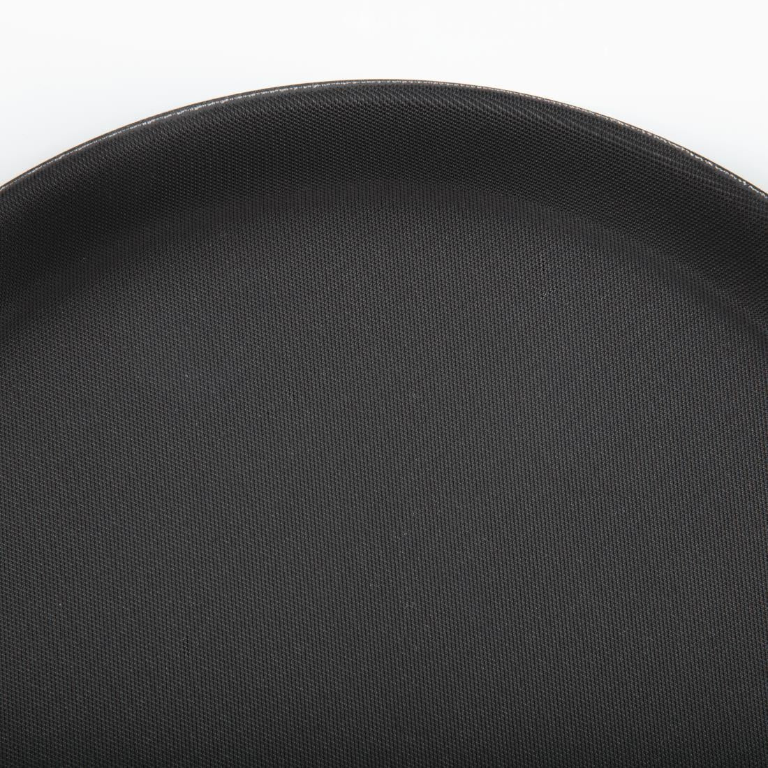 Kristallon Polypropylene Round Non-Slip Tray Black 280mm JD Catering Equipment Solutions Ltd