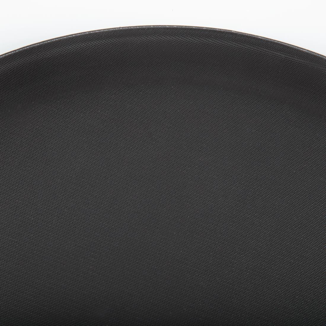 Kristallon Polypropylene Round Non-Slip Tray Black 406mm JD Catering Equipment Solutions Ltd