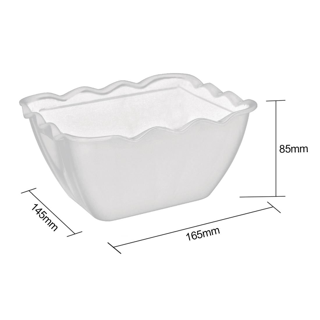 Kristallon Salad Crocks 750ml White JD Catering Equipment Solutions Ltd