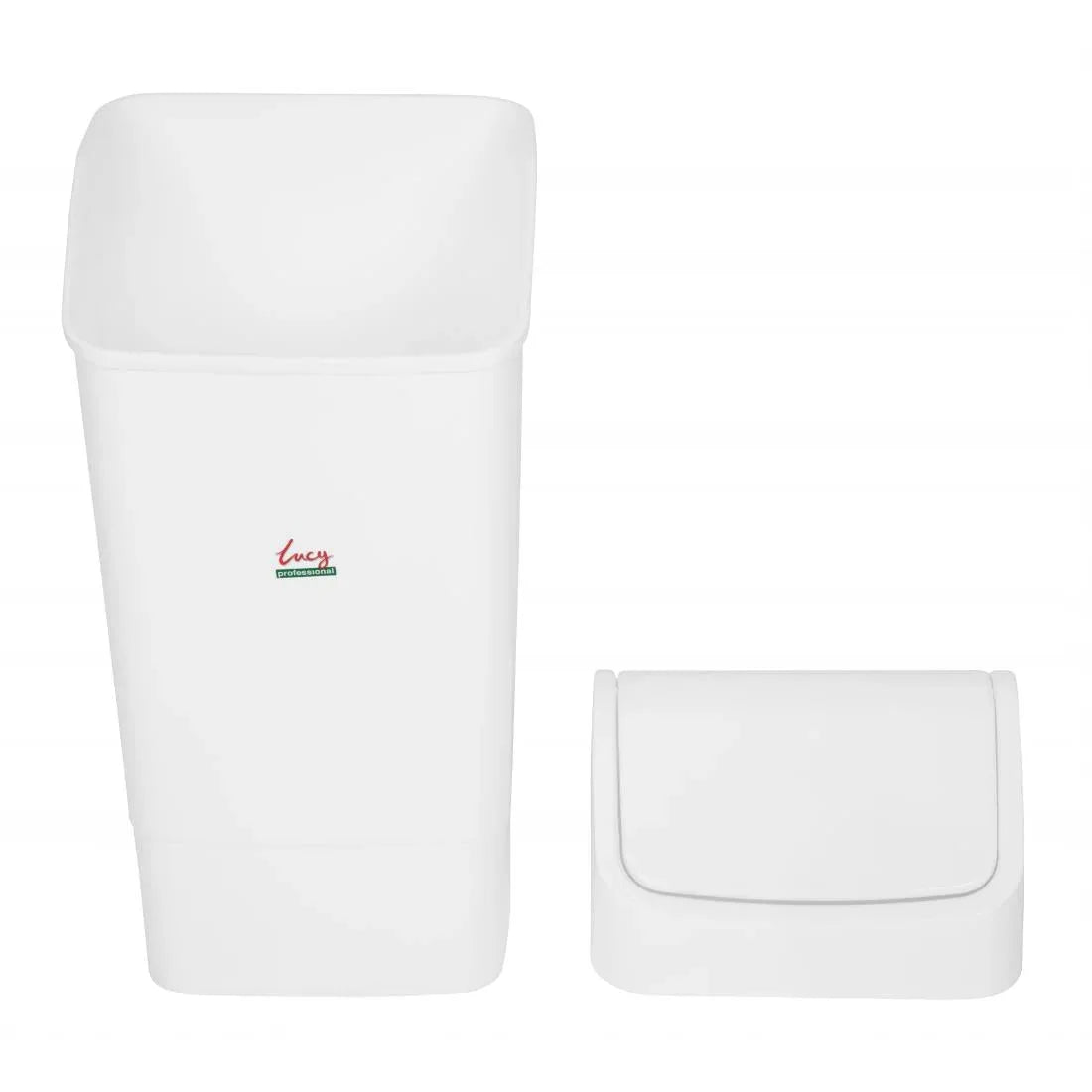 L570 SYR Polypropylene Swing Bin White 50Ltr - JD Catering Equipment Solutions Ltd