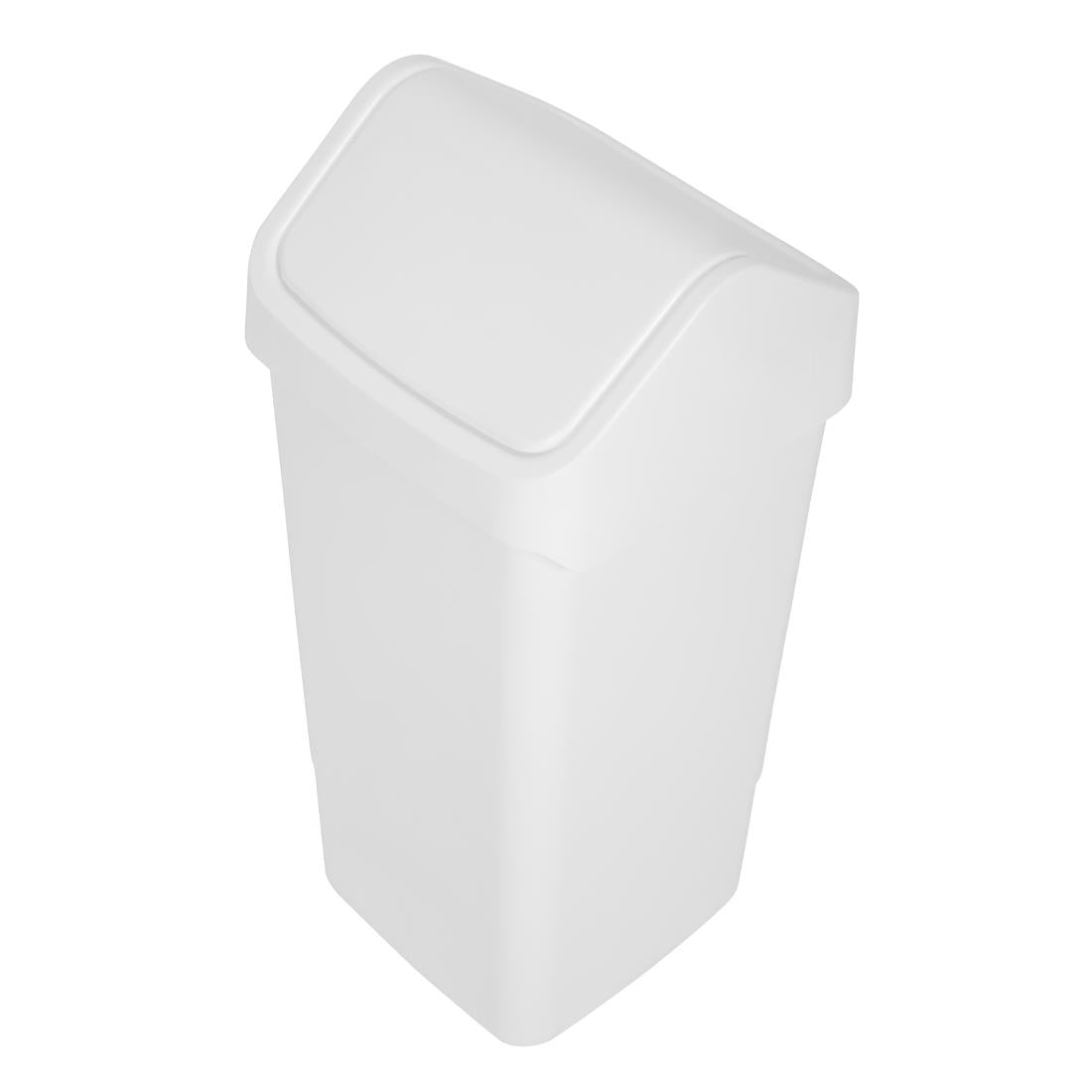 L570 SYR Polypropylene Swing Bin White 50Ltr JD Catering Equipment Solutions Ltd