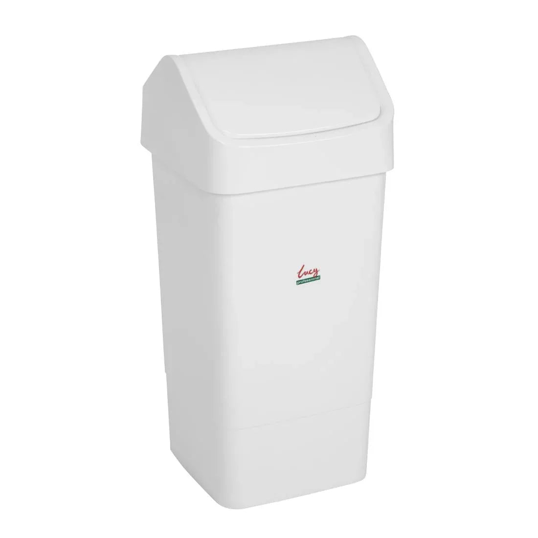 L570 SYR Polypropylene Swing Bin White 50Ltr - JD Catering Equipment Solutions Ltd