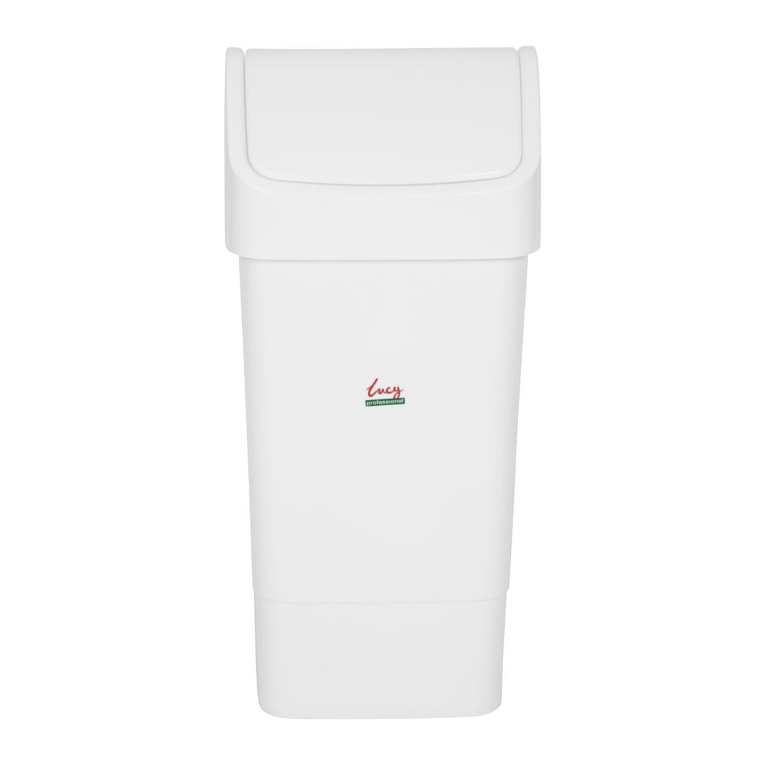 L570 SYR Polypropylene Swing Bin White 50Ltr JD Catering Equipment Solutions Ltd