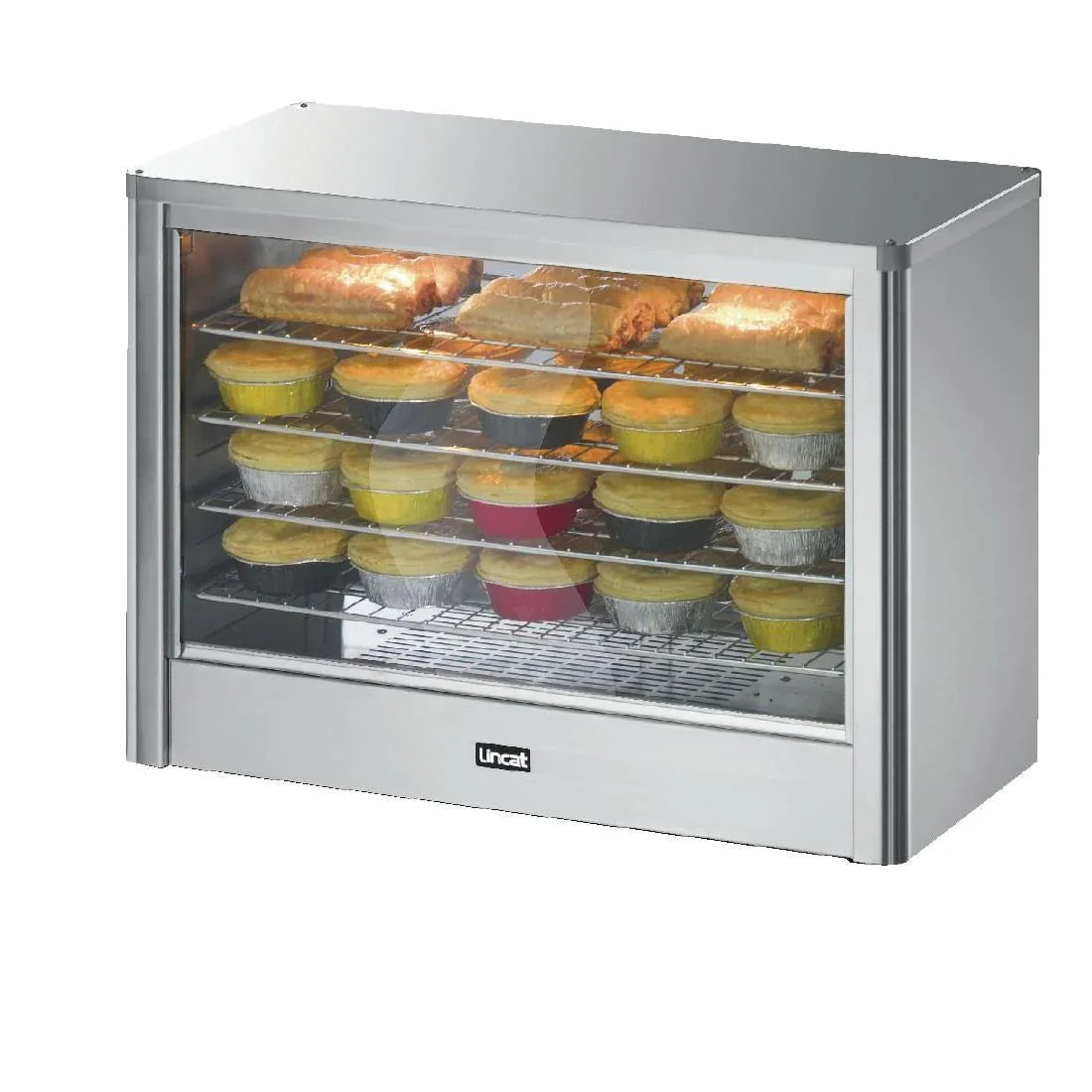 LPW/LR - Lincat Seal Counter-top Pie Cabinet with Illumination and Humidity Feature - Heated - W 710 mm - 0.8 kW J963 - JD Catering Equipment Solutions Ltd