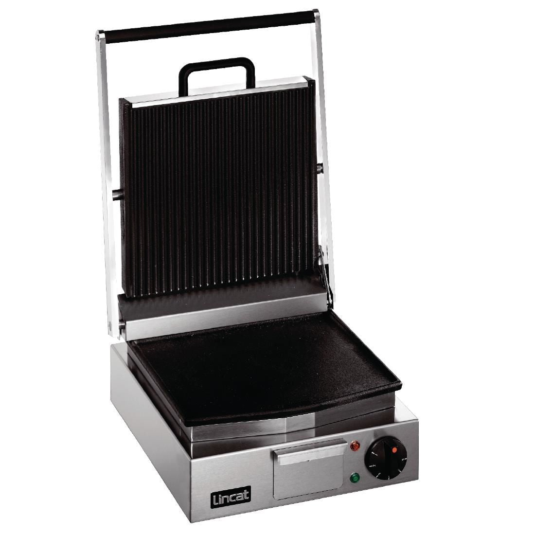 LRG - Lincat Lynx 400 Electric Counter-top Single Ribbed Grill - Ribbed Upper & Smooth Lower Plates - W 310 mm - 2.25 kW CD422 JD Catering Equipment Solutions Ltd