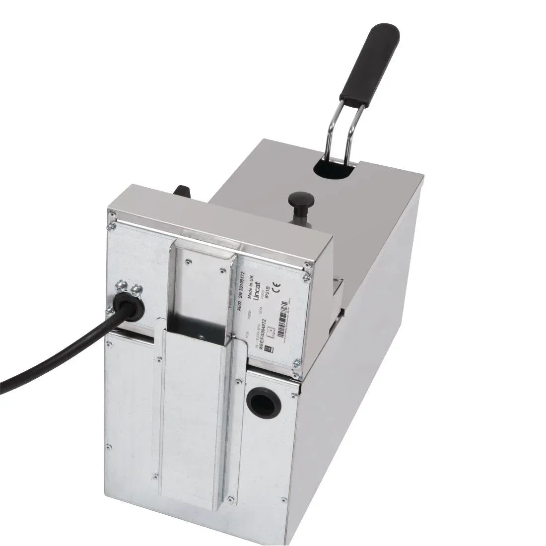 LSF - Lincat Lynx 400 Electric Counter-top Slimline Standby Fryer - Single Tank - 1 Basket - W 184 mm - 2.5 kW J526 - JD Catering Equipment Solutions Ltd