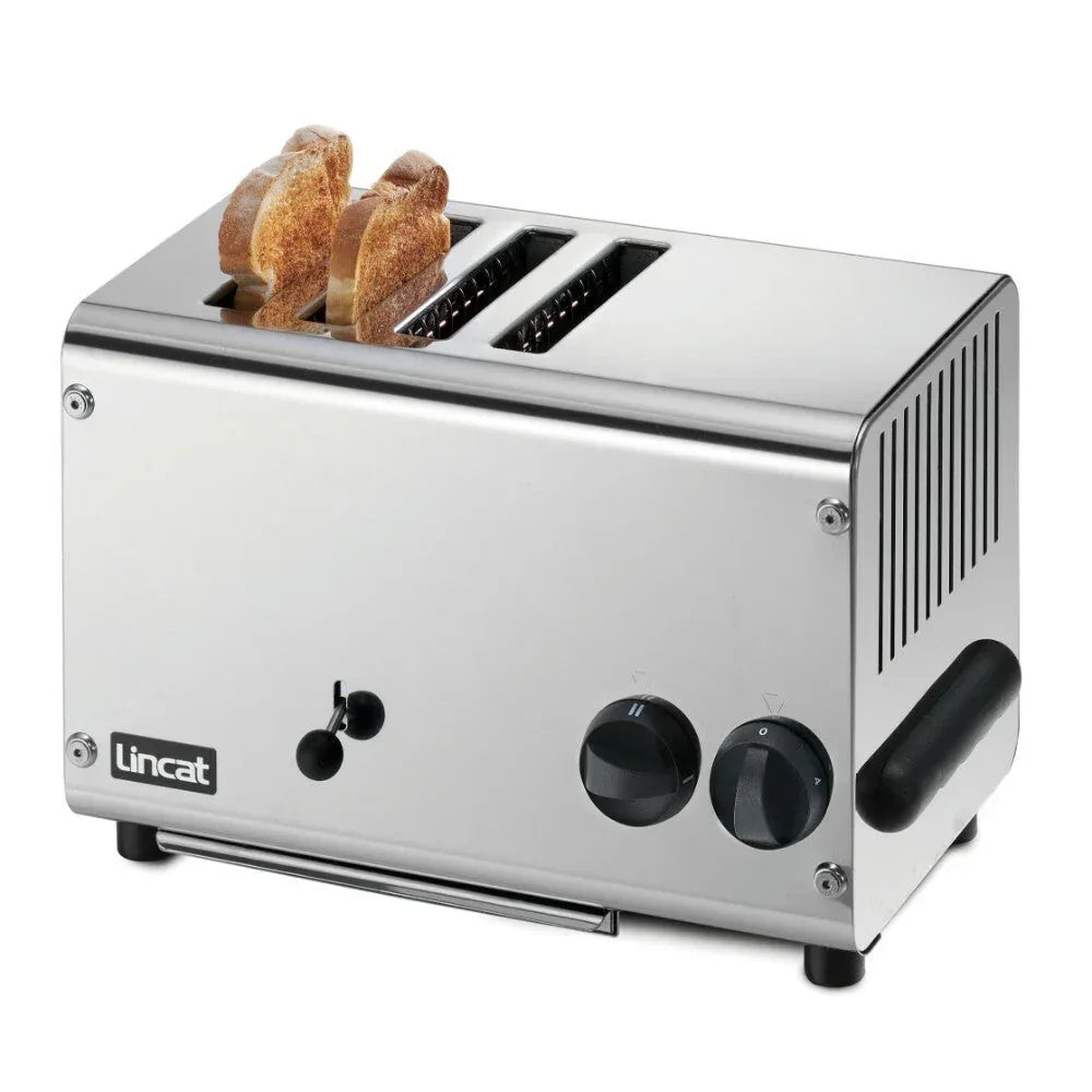 LT4X - Lincat Electric Counter-top Slot Toaster - 4 Slots - W 392 mm - 2.3 kW E575 - JD Catering Equipment Solutions Ltd