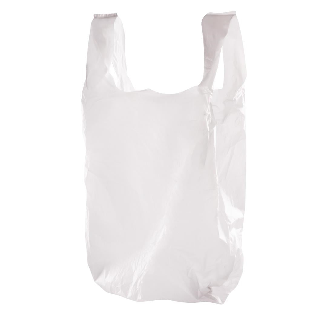 Large White Carrier Bags (Pack of 1000) JD Catering Equipment Solutions Ltd